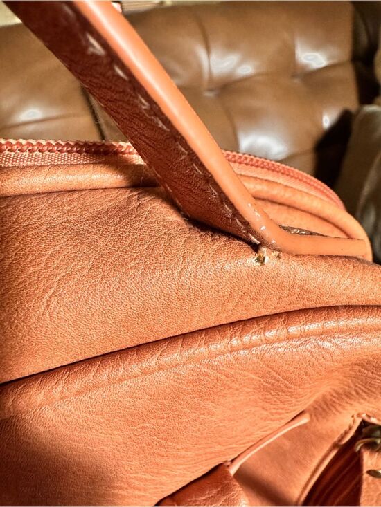 Urban Originals Tan Vegan Leather Backpack Travel Work Everyday Minimalist Bag main image 4
